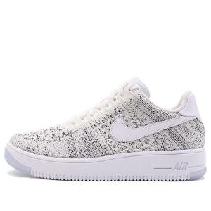 Кроссовки air force 1 flyknit низкие Nike, белый