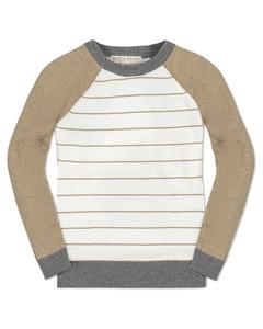 Цветной свитер-реглан Hope & Henry Hope & Henry, коричневый