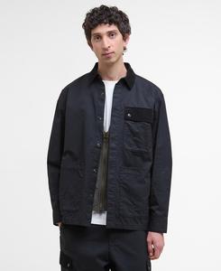Верхняя рубашка Barbour Silverbay Oversized Twill, черный