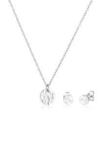 Elli Колье Schmuckset 925 Sterling Silber Geo in Silber