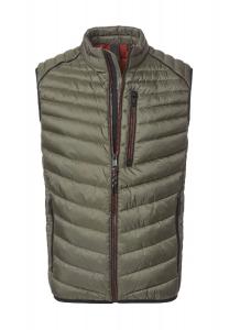 Жилет стеганый, воротник стойка, мужской CASAMODA, зеленый