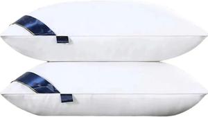 Generic Подушка Rebound хлопковая белая однотонная мягкая Onecolor