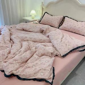 LUOLAI HOME Комплект постельного белья 1,8 м, 4 предмета, пододеяльник 200×230 см, белый лунный свет