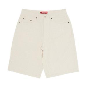 Шорты Supreme Frayed Croc Baggy Denim Short, Natural