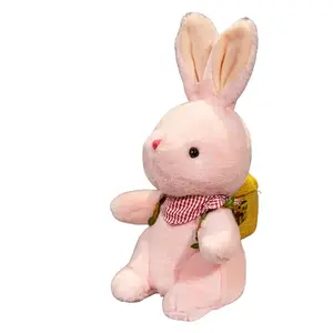 Рюкзак Wreath Bear из коллекции Rabbit совместим с плюшевыми куклами высотой 22 см для детей от 3 лет AORUNJU, розовый