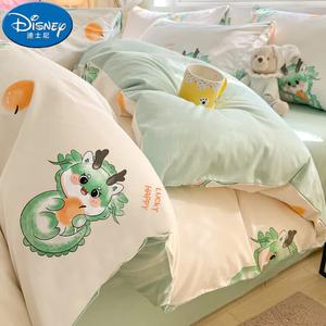 Disney Комплект постельного белья 3 предмета, 90x200 см, простыня, пододеяльник, наволочка