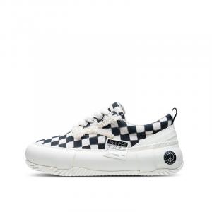 Кеды унисекс с низким верхом черного/белого цвета Xvessel