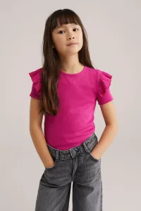 Простая футболка We Fashion, Fuchsia