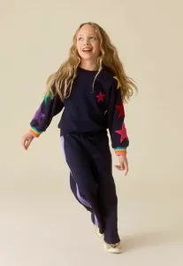 Спортивный костюм joggers heart set Little Bird, Navy Boucle Stars