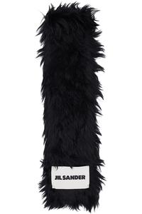 Шарф из альпаки Jil Sander, черный