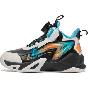 Детская повседневная обувь для дошкольников QIAODAN, черный/серый