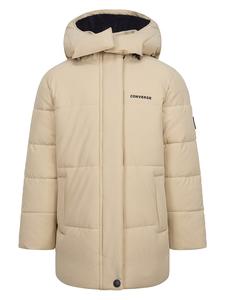 Зимнее пальто бежевого цвета Converse