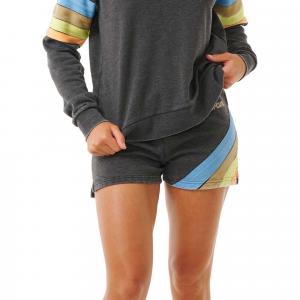 Женские флисовые шорты Surf Revival Rip Curl, Washed Black