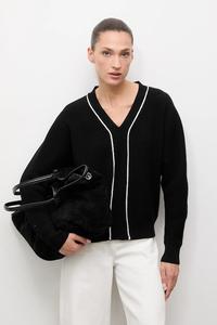 Свитер из кашемира и шелка Answear.Lab, черный