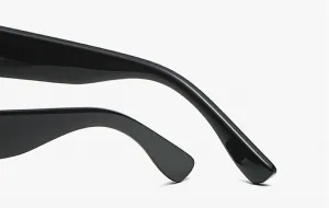 Ретро квадратные солнцезащитные очки желейного цвета для женщин, модные мужские солнцезащитные очки в стиле панк, защита от ультрафиолета UV400 2104 Melrose, Amber