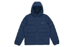 Пуховик мужской студенческий темно-синий Adidas, темно-синий