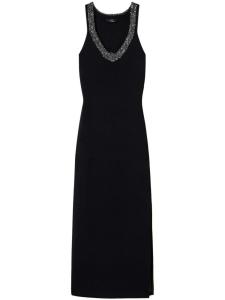 TWINSET трикотажное платье с пайетками, черный