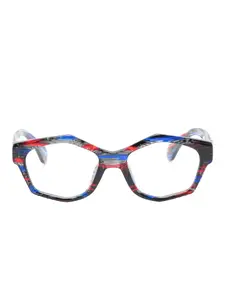 Очки в геометричной оправе Alain Mikli, коричневый