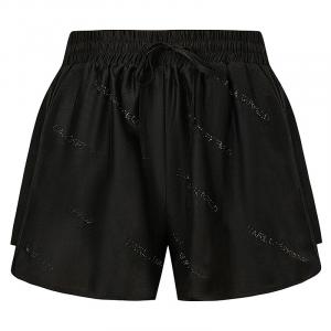 KARL LAGERFELD SS24 Повседневные шорты женские черные KARL LAGERFELD / Karl Lagerfeld Jeans