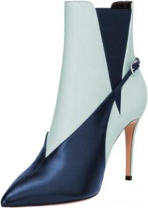 Женские ботильоны YDN с заостренным носком, ремешками и пряжками на щиколотке, на высоком каблуке-стилетто, двухцветные, удобные для офиса и повседневной носки, размеры 4-16 US, Blue