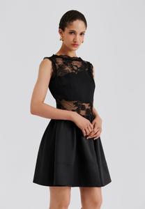 Платье Malina ROSY TRIMMED CUT OUT MINI DRESS, Black