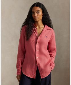 Классическая льняная рубашка