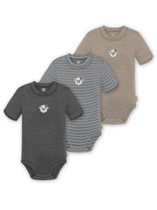 Комбинезон/боди normani Tihoi, серый/серо-коричневый/антрацит