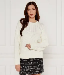 Свитер Эксетер regular fit Desigual, экрю