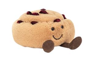 Плюшевая кукла Fun Food Collection Raisin Puffy Dolls высотой 12 см в сидячем положении JELLYCAT