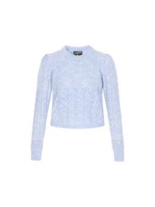 DreiMaster Женский свитер светло-голубого меланжа