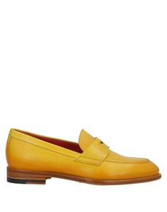 Лоферы Santoni, желтый