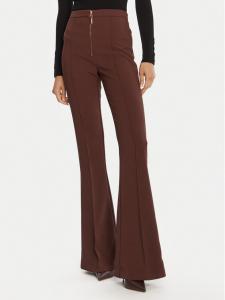 Брюки из ткани regular fit PA-122-56E2-V290 Elisabetta Franchi, коричневый