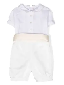 Ромпер с закругленным воротником La Stupenderia, белый