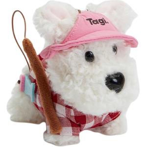 Плюшевый кулон Haha Dolls высотой 12 см/12,5 см Tagi., розовый