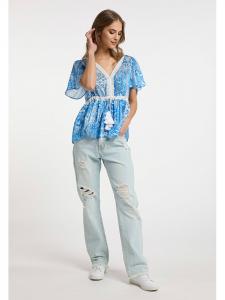 IZIA Блузка сине-белого цвета