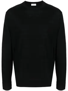 Шерстяной джемпер с круглым вырезом Ballantyne, черный