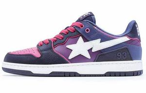 Bape SK8 Sta Фиолетовый Белый A Bathing Ape