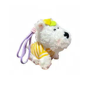 Плюшевый кулон щенок вест хайленд уайт терьер высота 13см 77 SEVEN DREAM, желтый