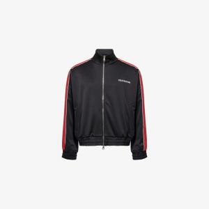 Бомбер Cole Buxton с воронкообразным воротником, черный / красный