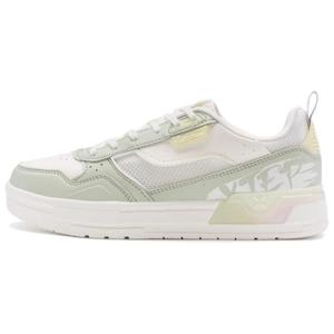 Кроссовки XTEP Skateboarding Shoes Women's Low-top Green/White, зеленый