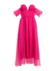 Платье миди Simona Corsellini, фуксия