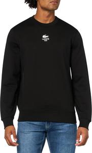 Lacoste мужская флисовая толстовка с принтом, Black
