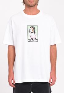 Футболка с принтом UNDERFACED Volcom, белый