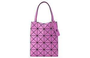 ISSEY MIYAKE Люсент Бокси искусственная кожа маленькая квадратная сумка тоут женская розово красная