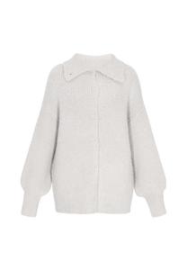 Кардиган оверсайз DreiMaster Vintage, светло-серый