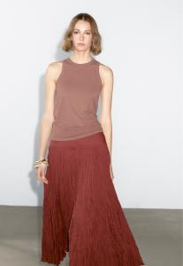 Топ HALTER Massimo Dutti, цвет Mottled Pink