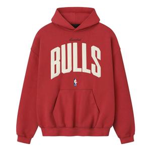 Худи Fear of God Essentials Bulls 90-х годов, красный
