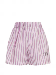 Полосатые шорты Simonetta, белый