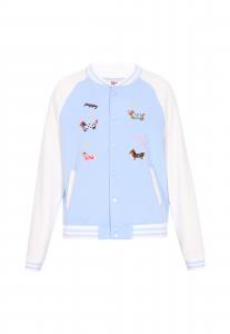 MYMO Куртка для межсезонья в светло-голубом цвете
