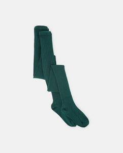 Набор из двух купальников в рубчик для девочек Cotton Juice, зеленый